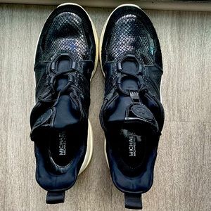 Michael Kors Olympia Trainer Chunky Black & White Women’s Size 7.5 Medium